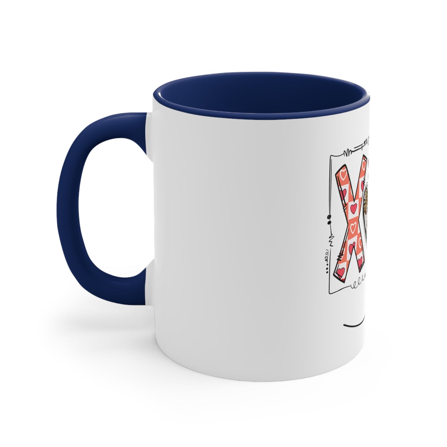 Sign of Love. XOXO. Accent Coffee Mug, 11oz