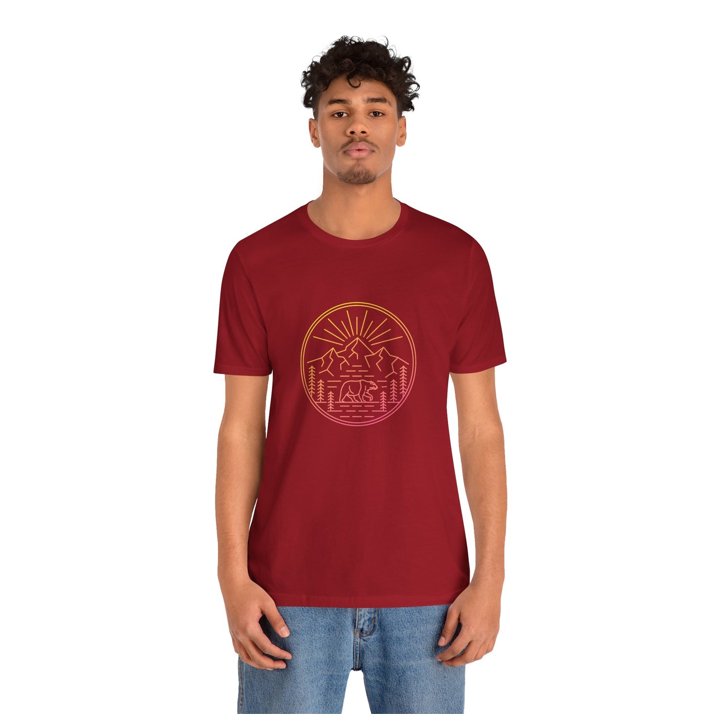 Explore The Outdoors. Unisex Jersey Short Sleeve Tee