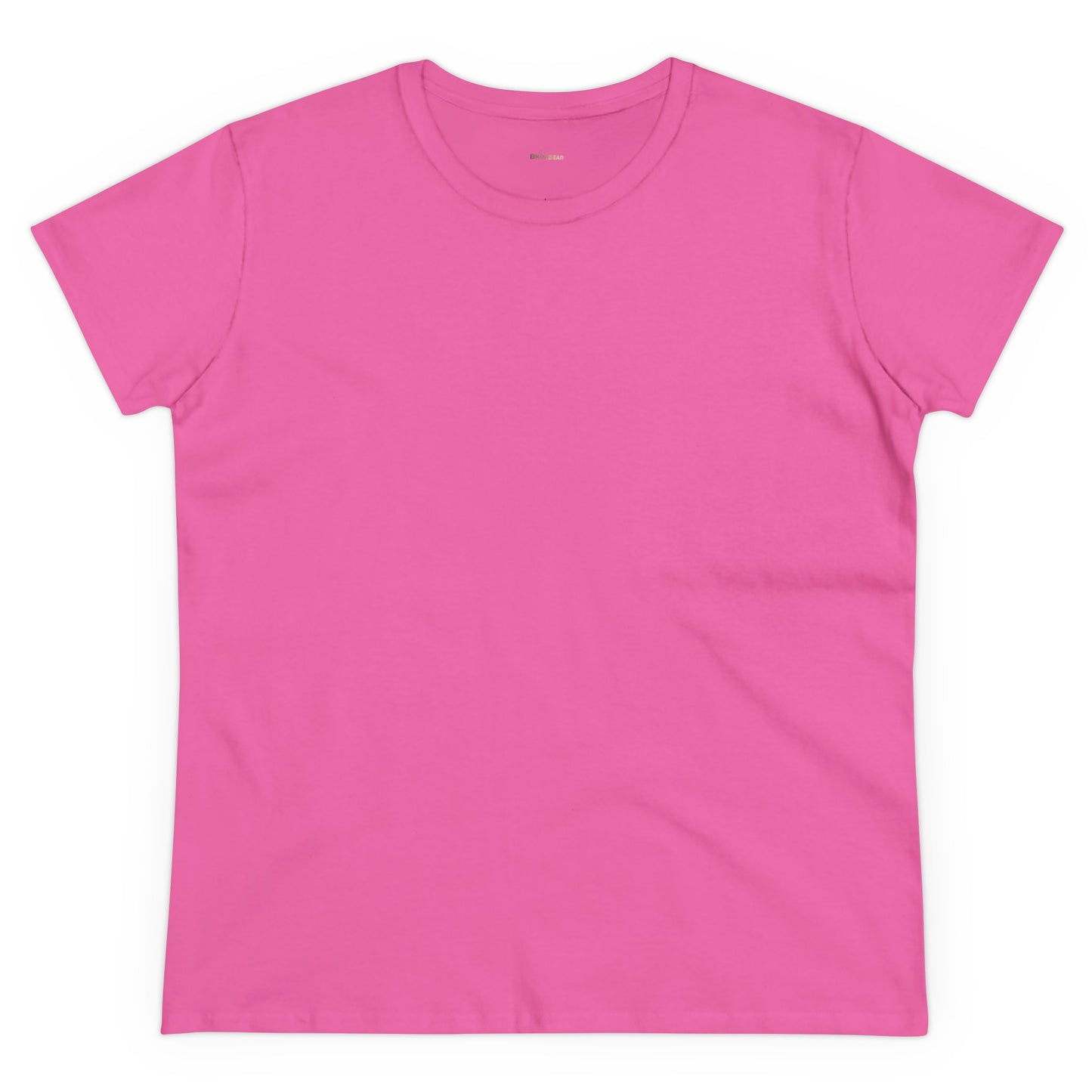 Solid Azalea. Women's Midweight Cotton Tee