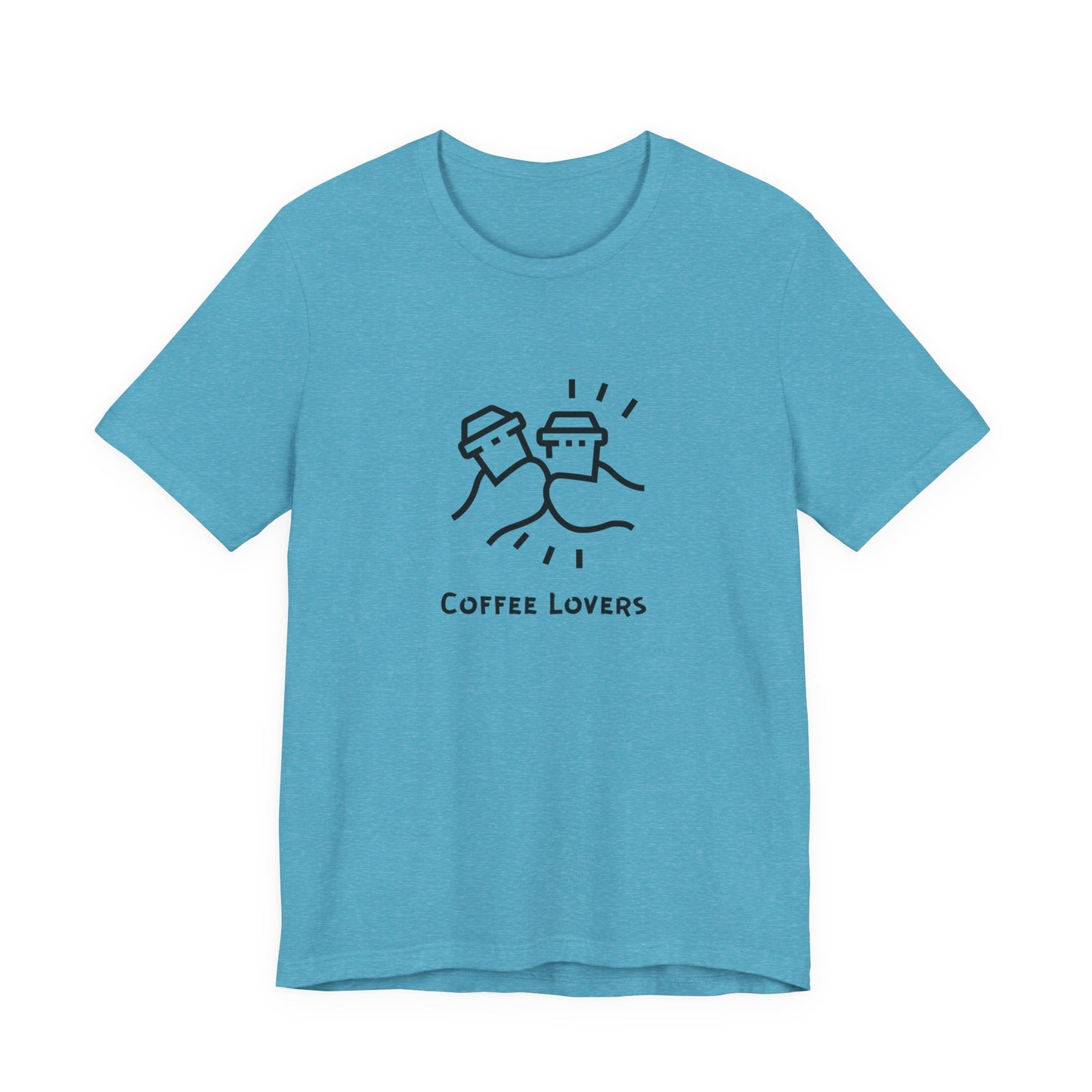 Coffee Lovers Unisex Jersey Tee – Funny Coffee Graphic T-Shirt For Men & Women