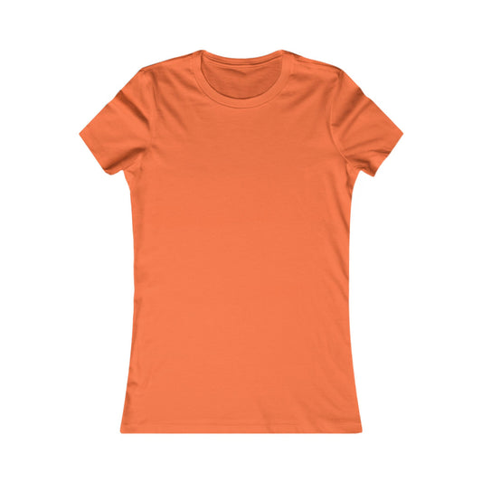 Solid Orange. The Boyfriend Tee for Women