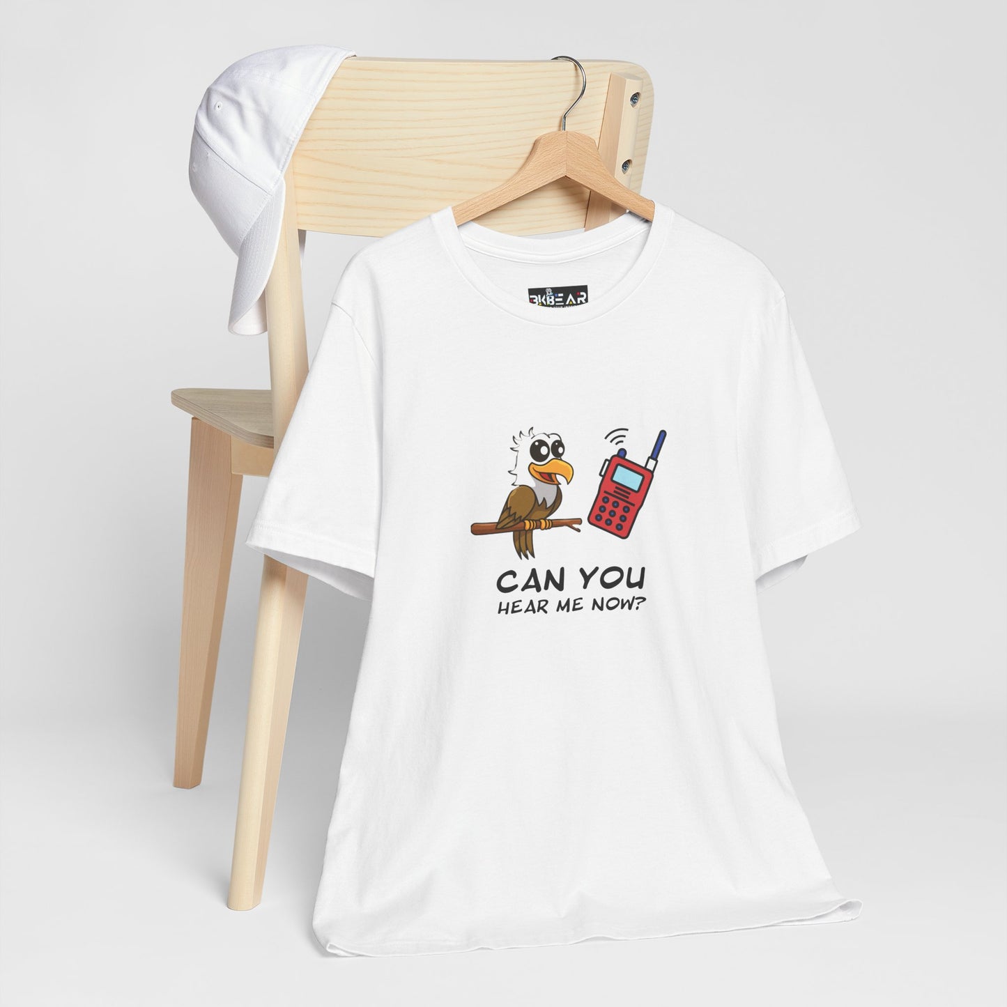 Burrowing Owl. Can You Hear Me Now? Unisex Jersey Short Sleeve Tee