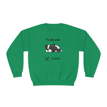 To Do List. Finished. Unisex NuBlend® Crewneck Sweatshirt