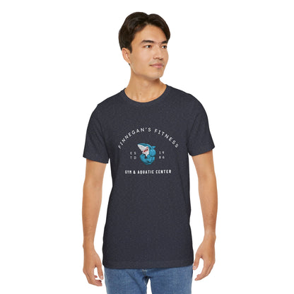 Finnegan's Fitness. Gym and Aquatic Center.  Unisex Jersey Short Sleeve Tee
