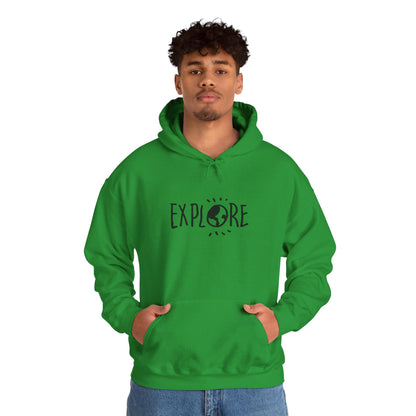 Explore Hoodie – Adventure Graphic Sweatshirt, Unisex Outdoor Hoodie