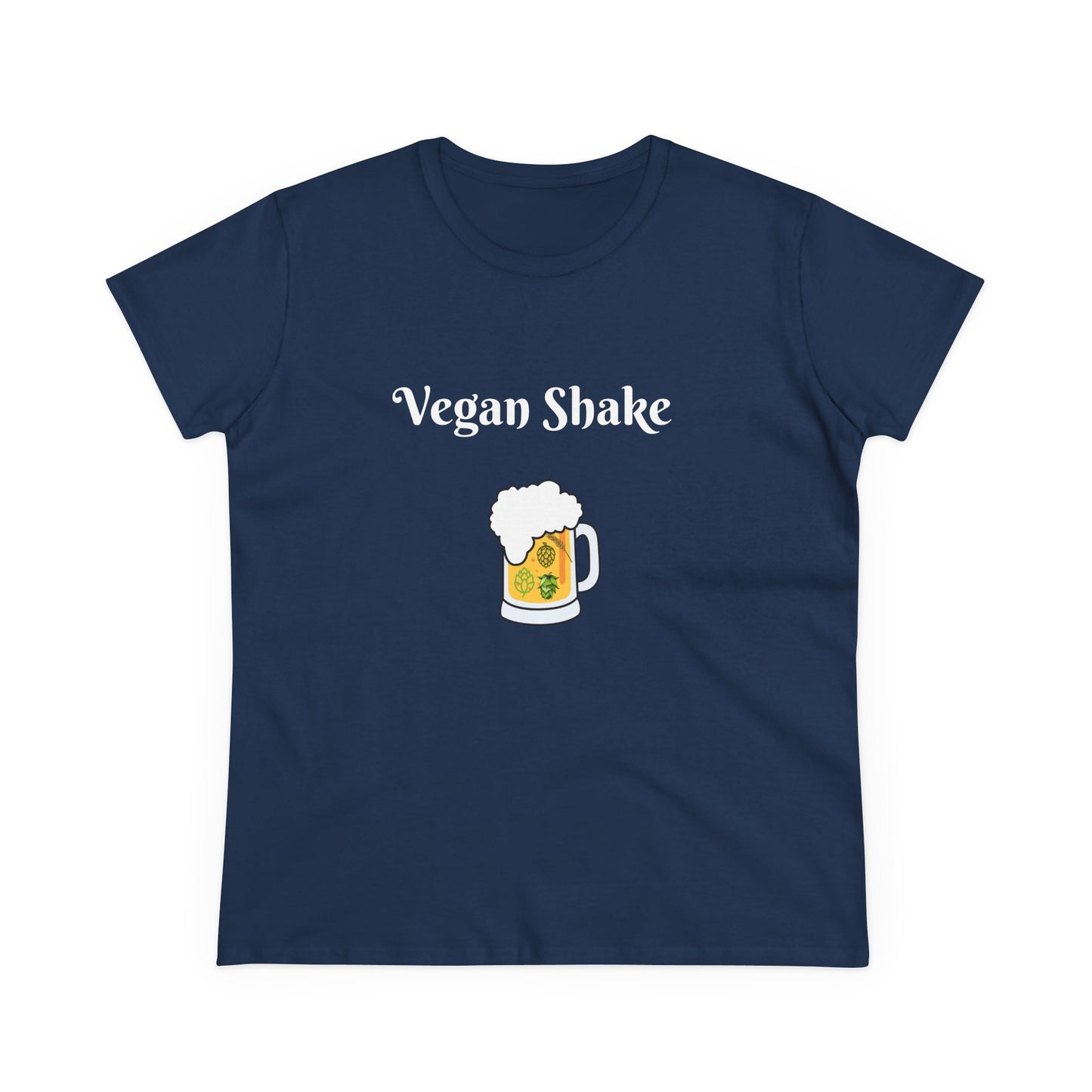 Vegan Shake.  Women's Midweight Cotton Tee