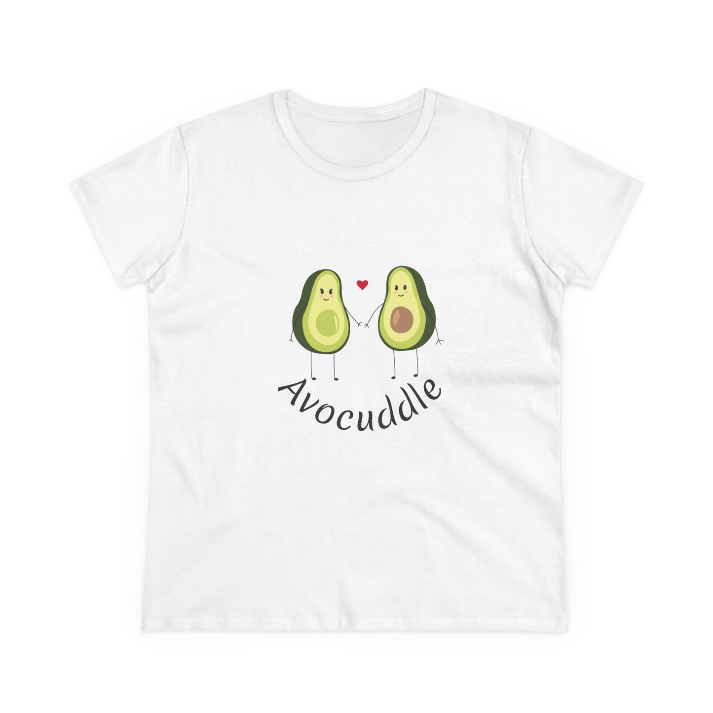 Avocuddle. Women's Midweight Cotton Tee