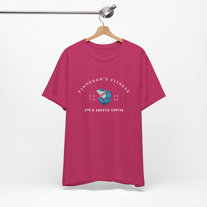 Finnegan's Fitness. Gym and Aquatic Center.  Unisex Jersey Short Sleeve Tee