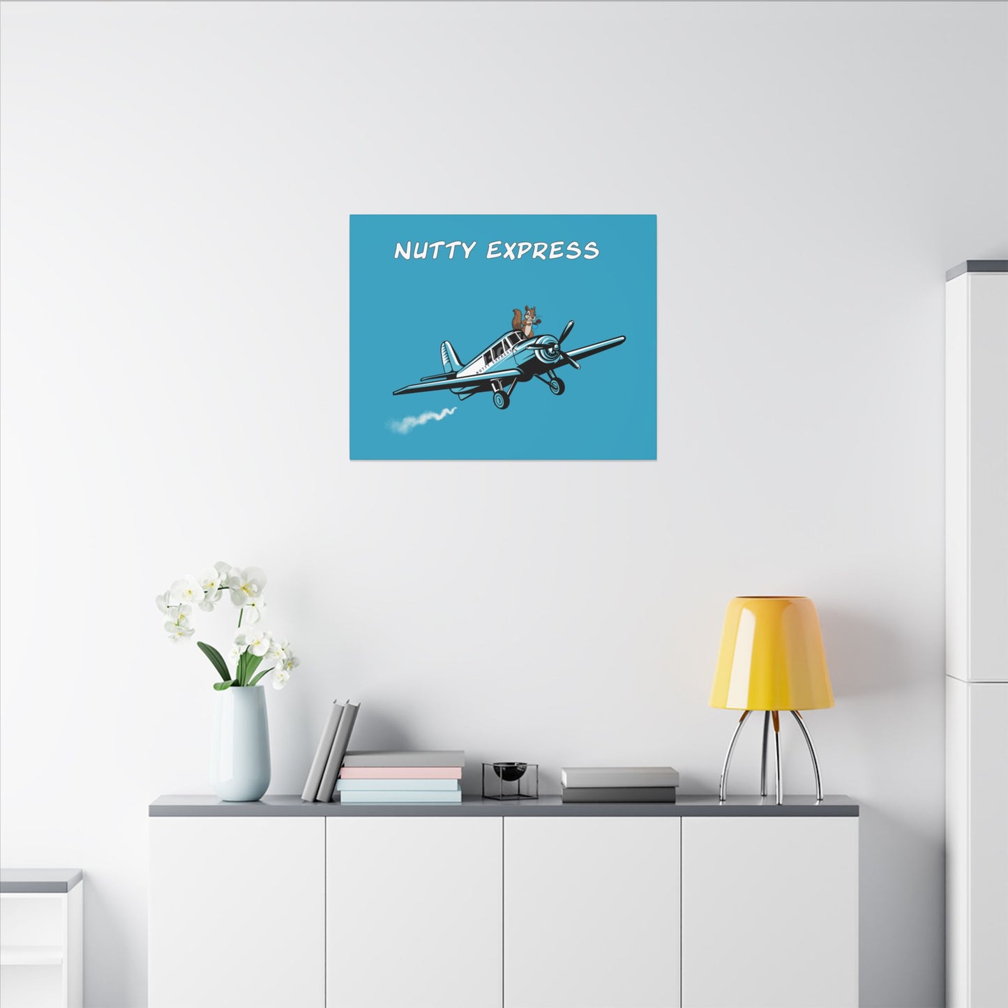 Nutty's Express Delivery. Always On-Time. Canvas Gallery Wraps