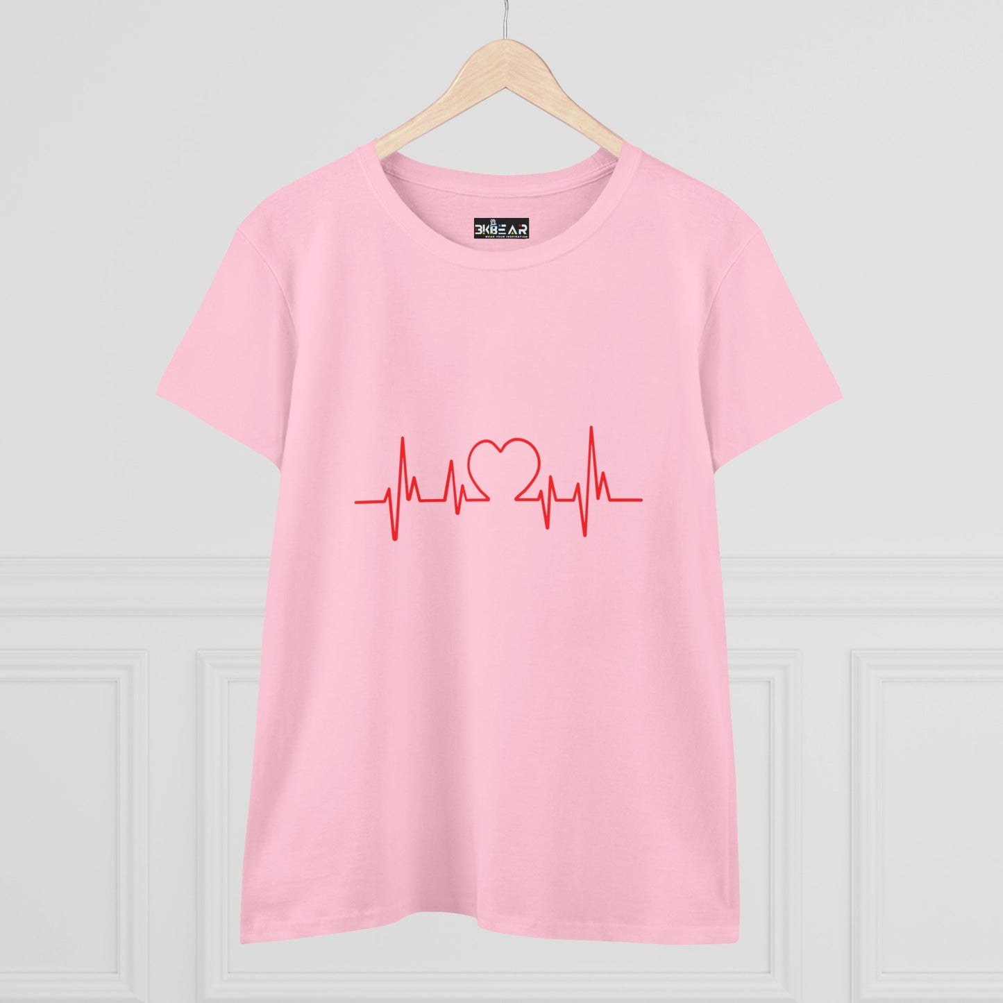 I Love You Heartbeat – Heartbeat Graphic T-Shirt for Women