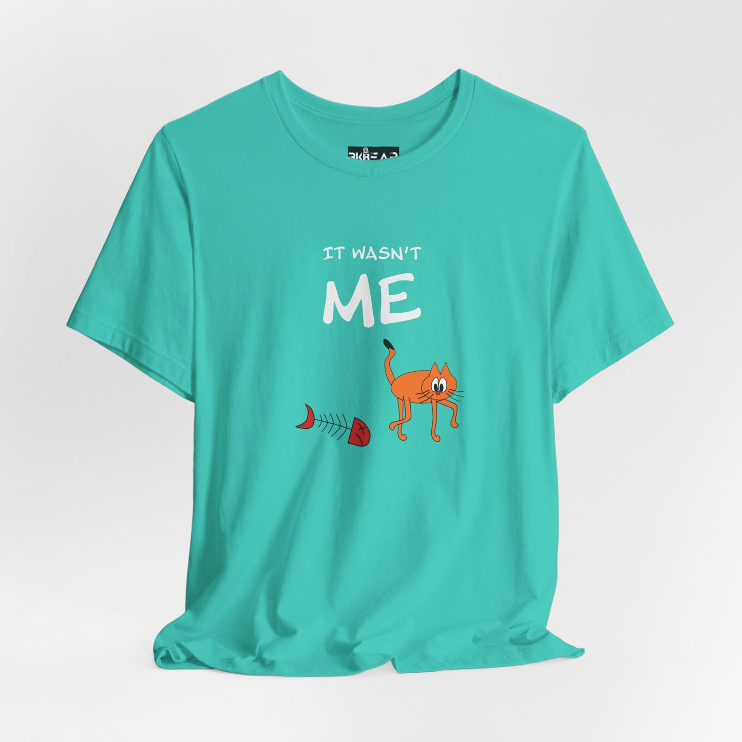 Leo The Cat Didn't Do It. Unisex Jersey Short Sleeve Tee
