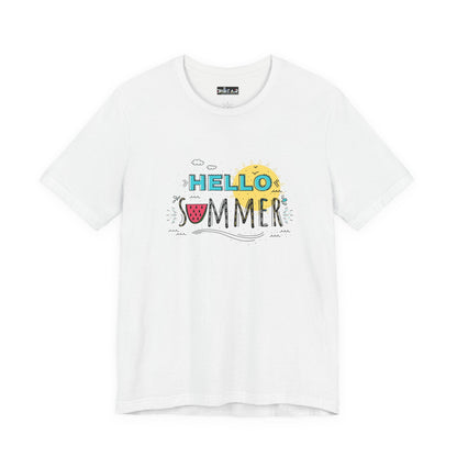 Hello Summer. Unisex Jersey Short Sleeve Tee