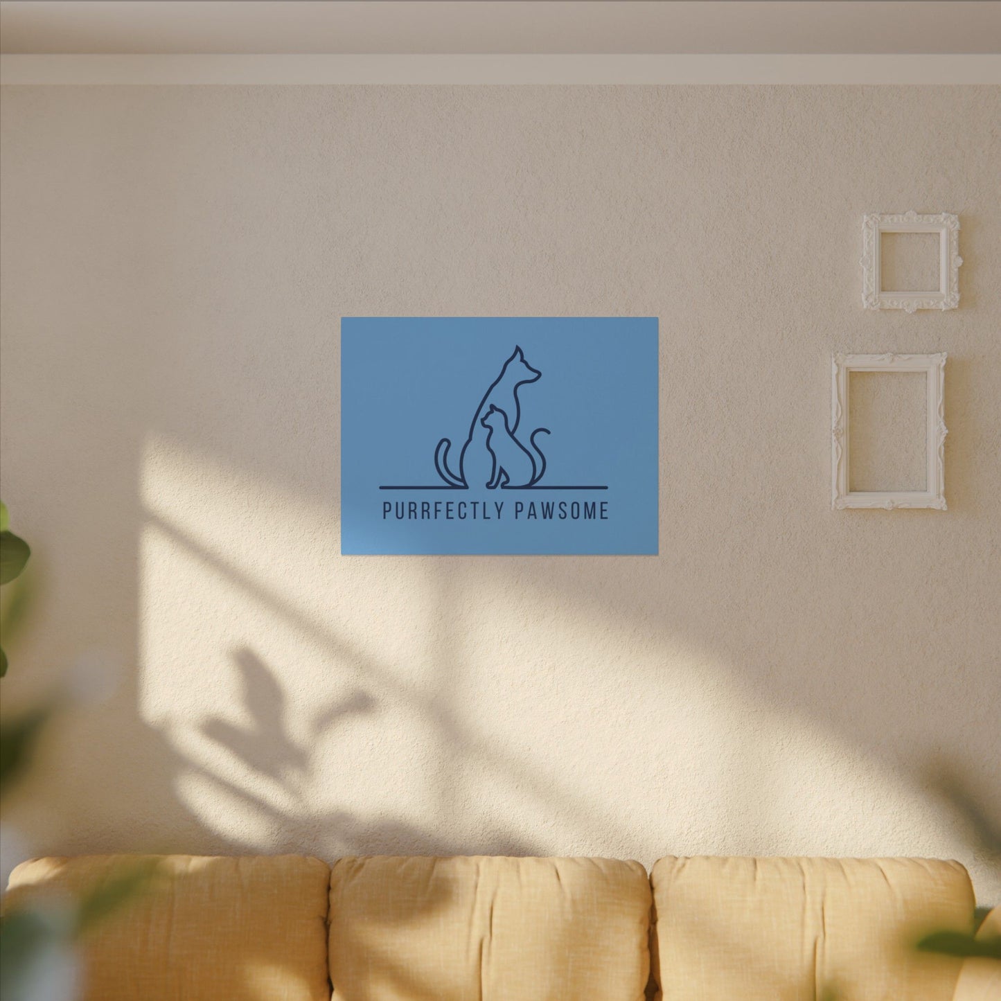 Purrfectly Pawsome. Canvas Gallery Wraps