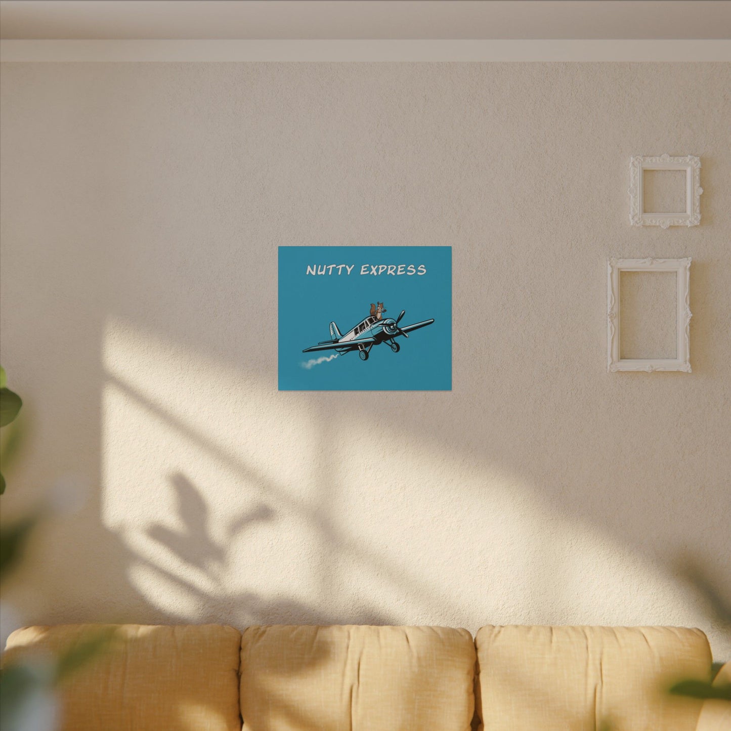 Nutty's Express Delivery. Always On-Time. Canvas Gallery Wraps