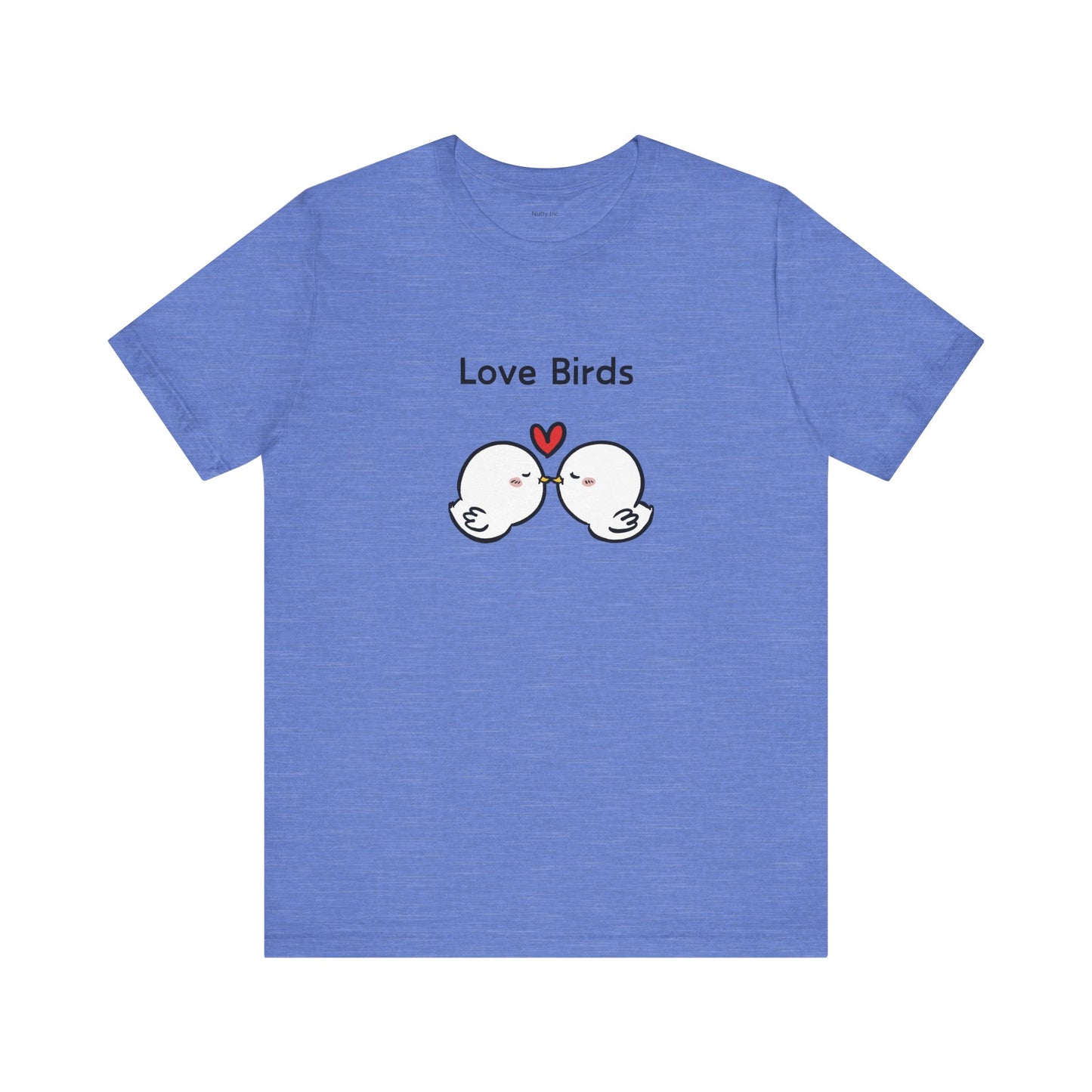 White Canary Love Birds. Unisex Jersey Short Sleeve Tee