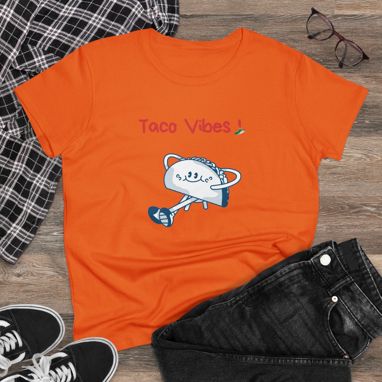 Taco Vibes! Women's Midweight Cotton Tee