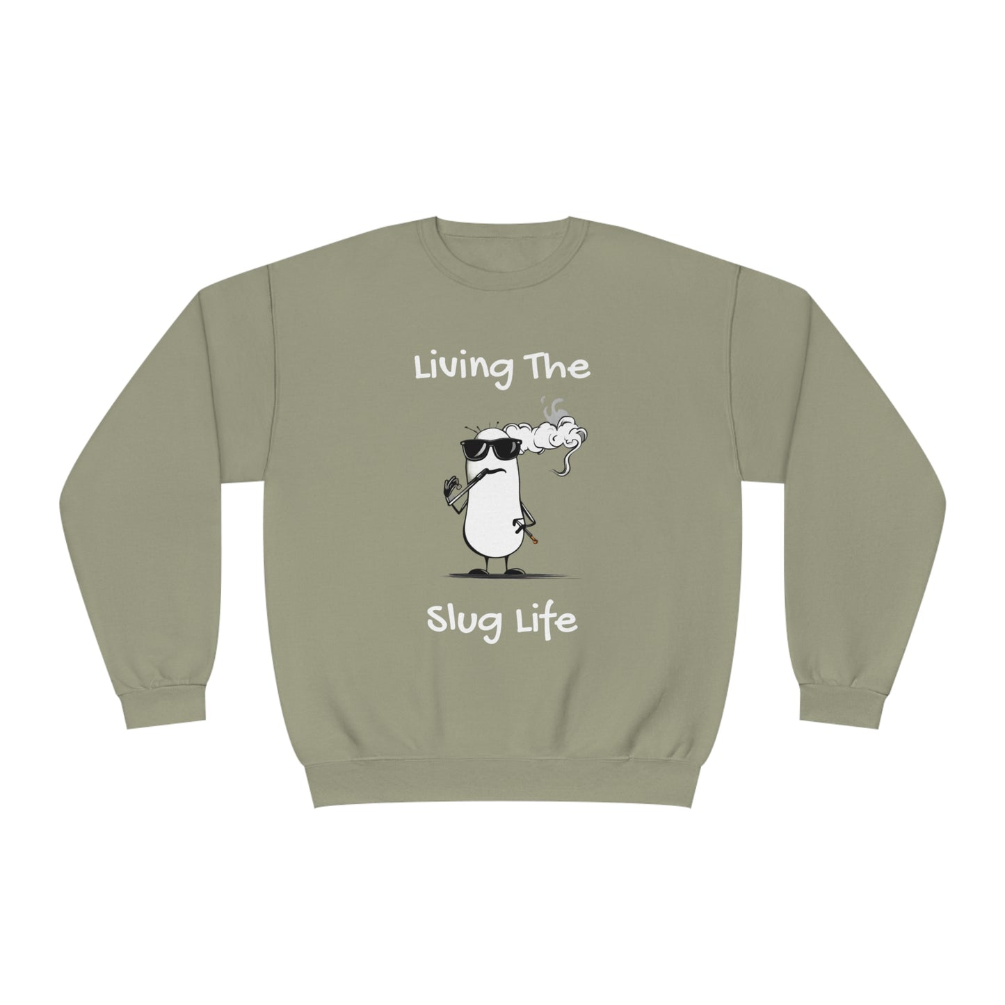 Living The Slug Life. Unisex NuBlend® Crewneck Sweatshirt