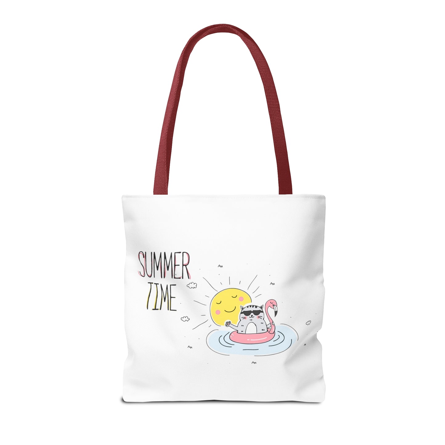 Summer Time Cat. Tote Bag (AOP)