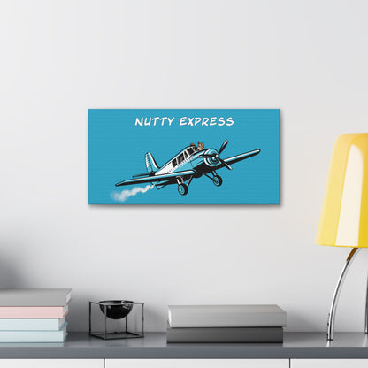 Nutty's Express Delivery. Always On-Time. Canvas Gallery Wraps