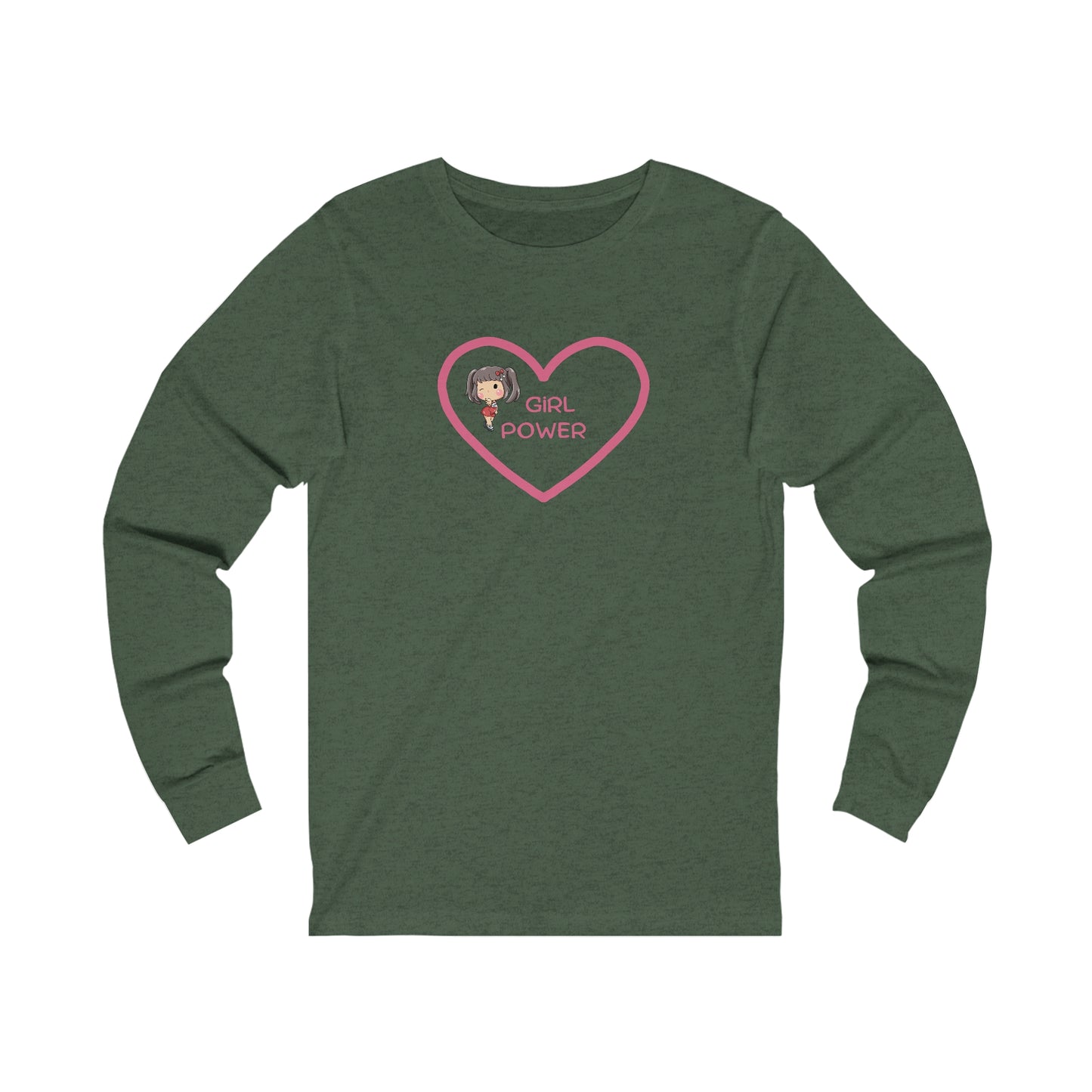 Girl Power. Unisex Jersey Long Sleeve Tee