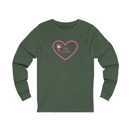 Girl Power. Unisex Jersey Long Sleeve Tee