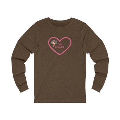 Girl Power. Unisex Jersey Long Sleeve Tee