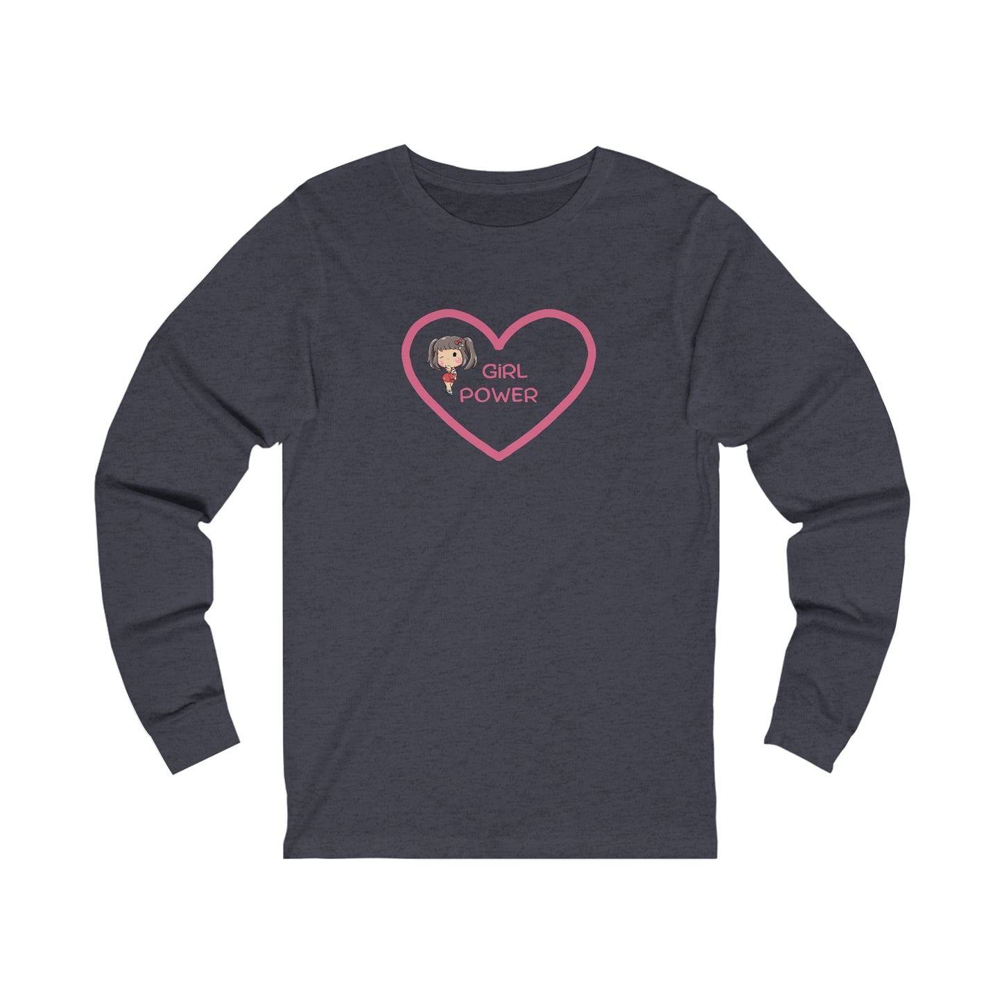 Girl Power. Unisex Jersey Long Sleeve Tee