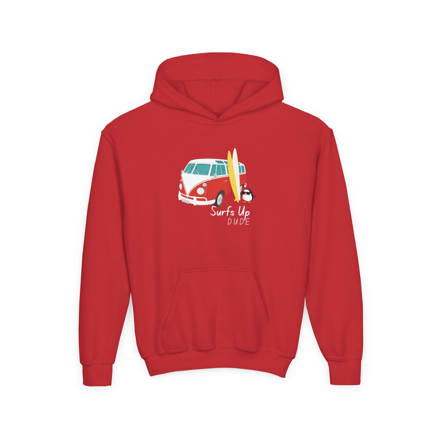 Surf's Up Dude. Kids Hoodie