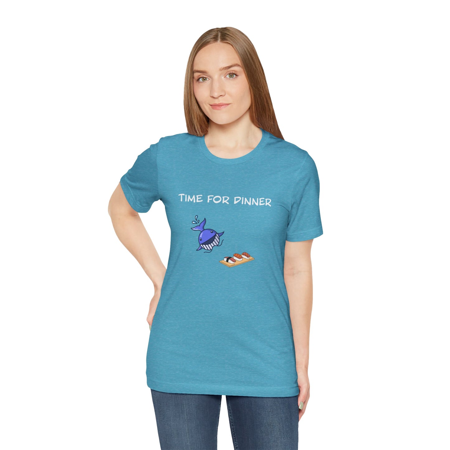 Time For Dinner. Unisex Jersey Short Sleeve Tee