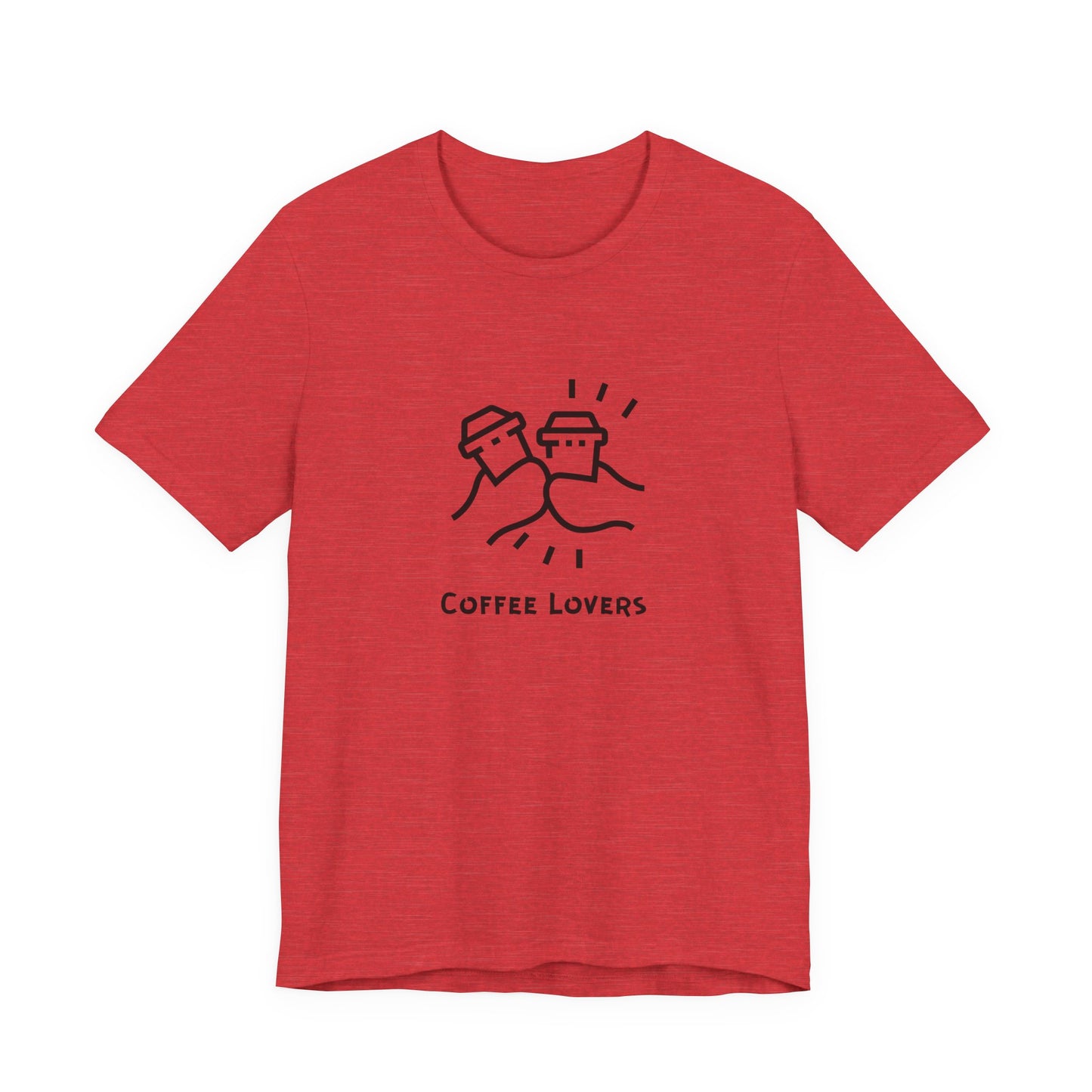 Coffee Lovers Unisex Jersey Tee – Funny Coffee Graphic T-Shirt For Men & Women