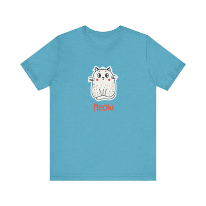 Loki The Cat. Meow. Unisex Jersey Short Sleeve Tee