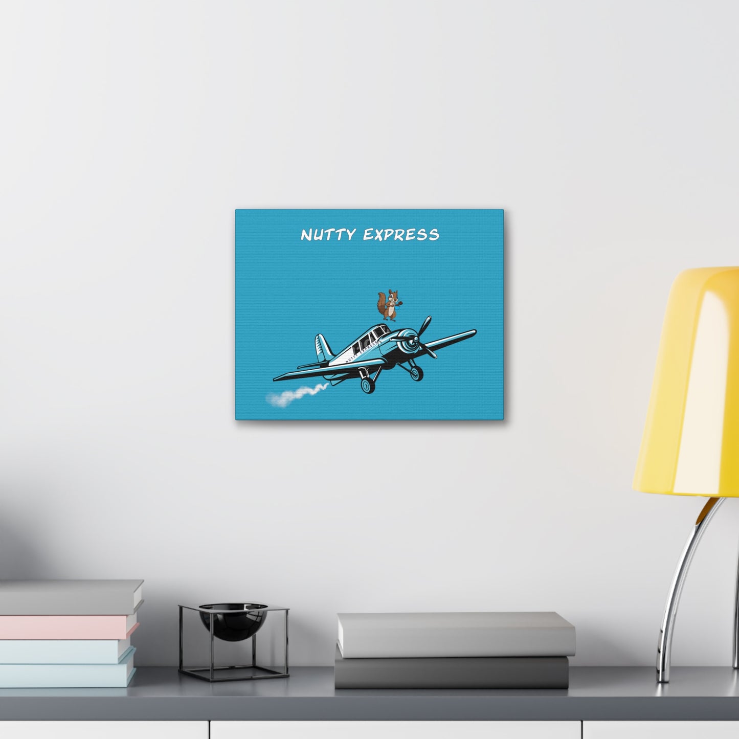 Nutty's Express Delivery. Always On-Time. Canvas Gallery Wraps