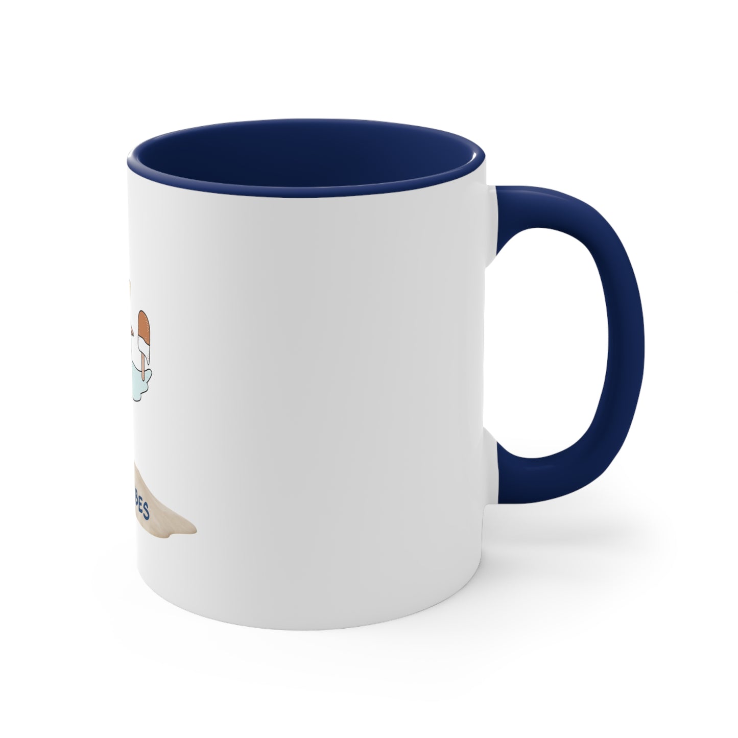 Regal Seagull Summer Vibes. Accent Coffee Mug, 11oz