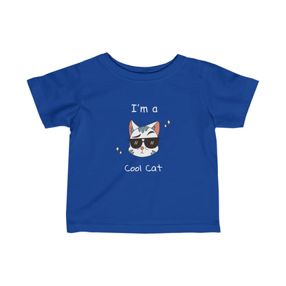 I'm A Cool Cat. Infant Fine Jersey Tee