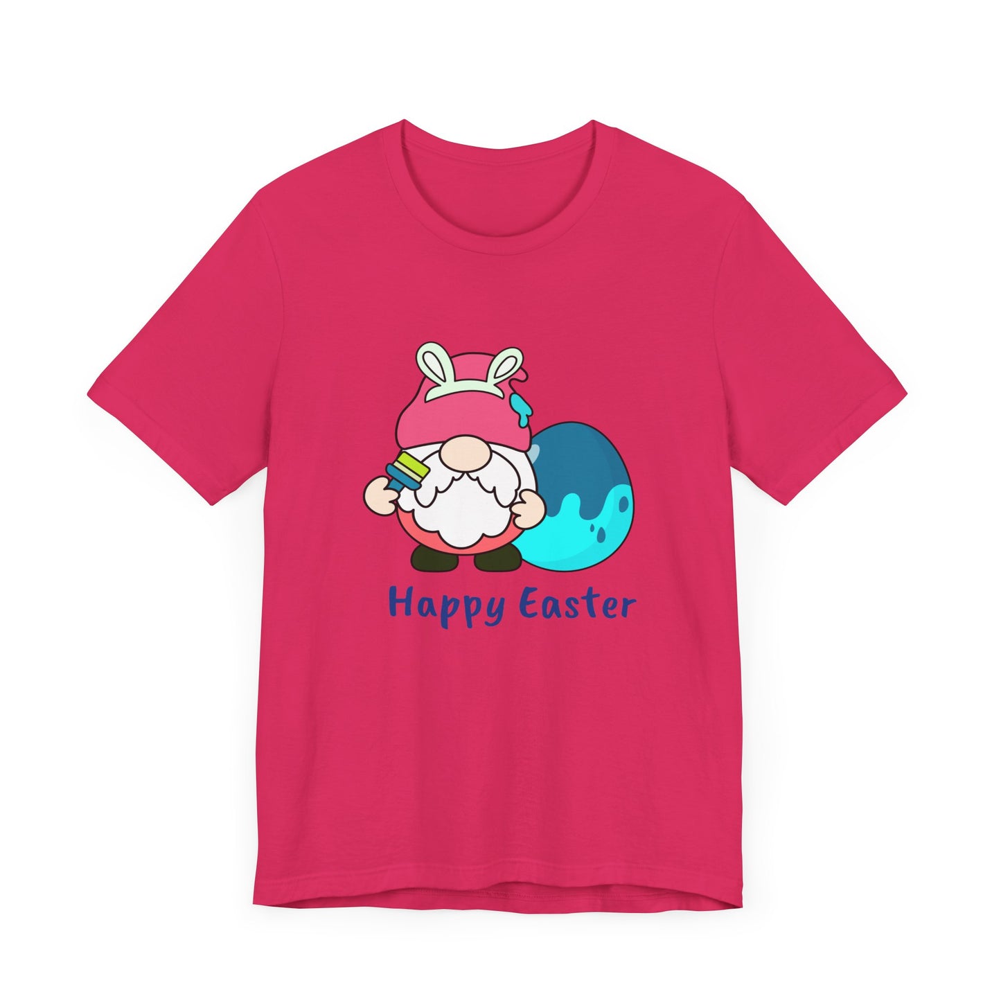 Happy Ester. Gnome.  Unisex Jersey Short Sleeve Tee