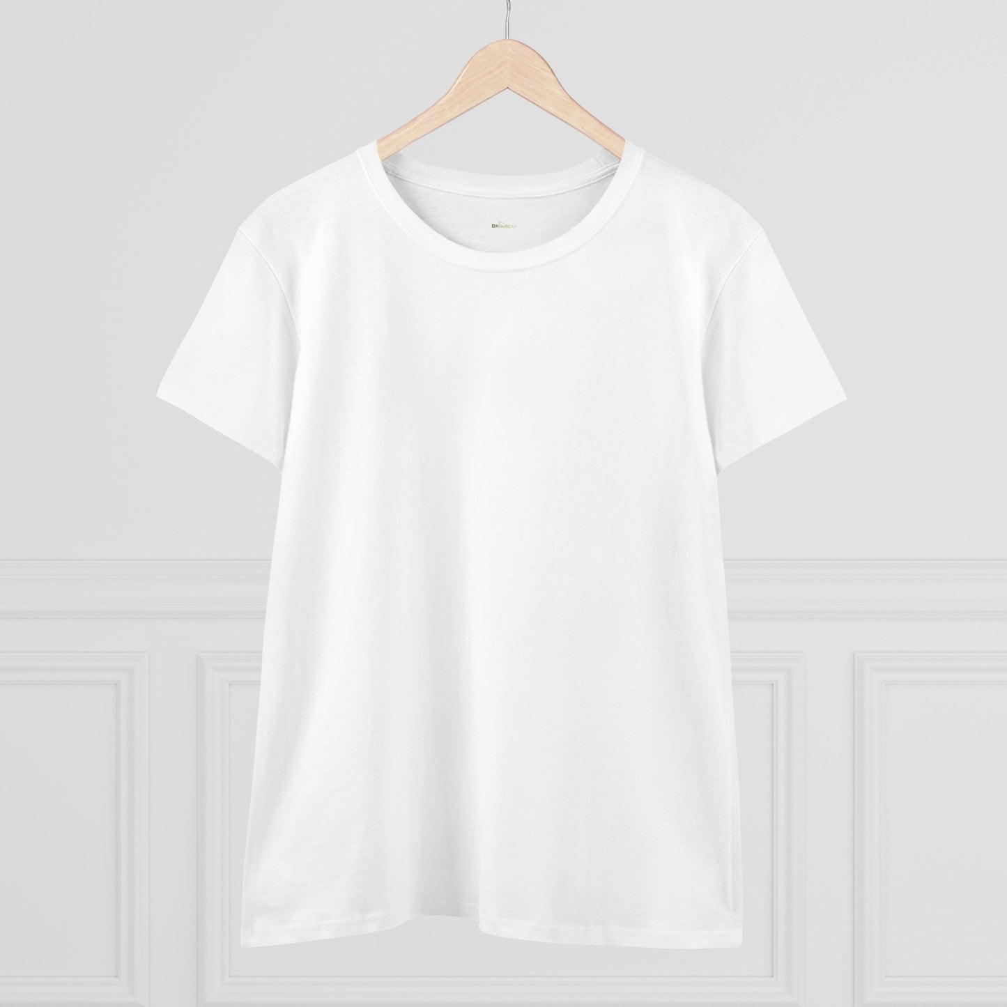 Solid Azalea. Women's Midweight Cotton Tee