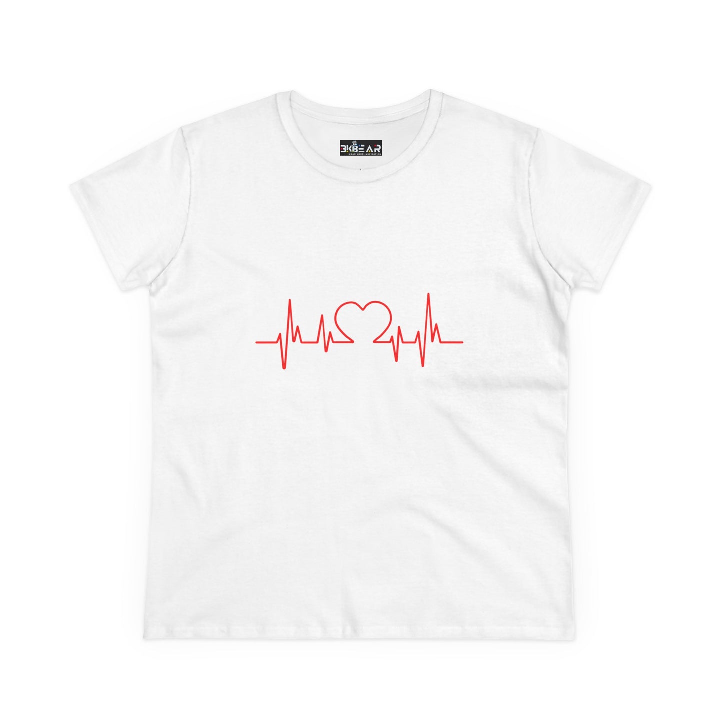 I Love You Heartbeat – Heartbeat Graphic T-Shirt for Women