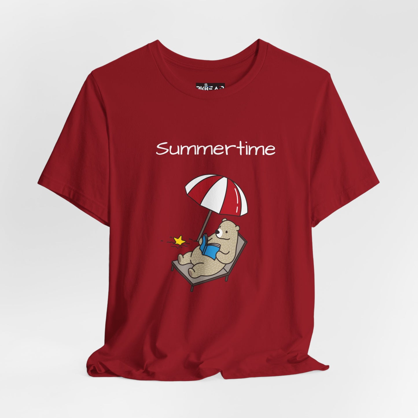 Summertime. Bear.  Unisex Jersey Short Sleeve Tee