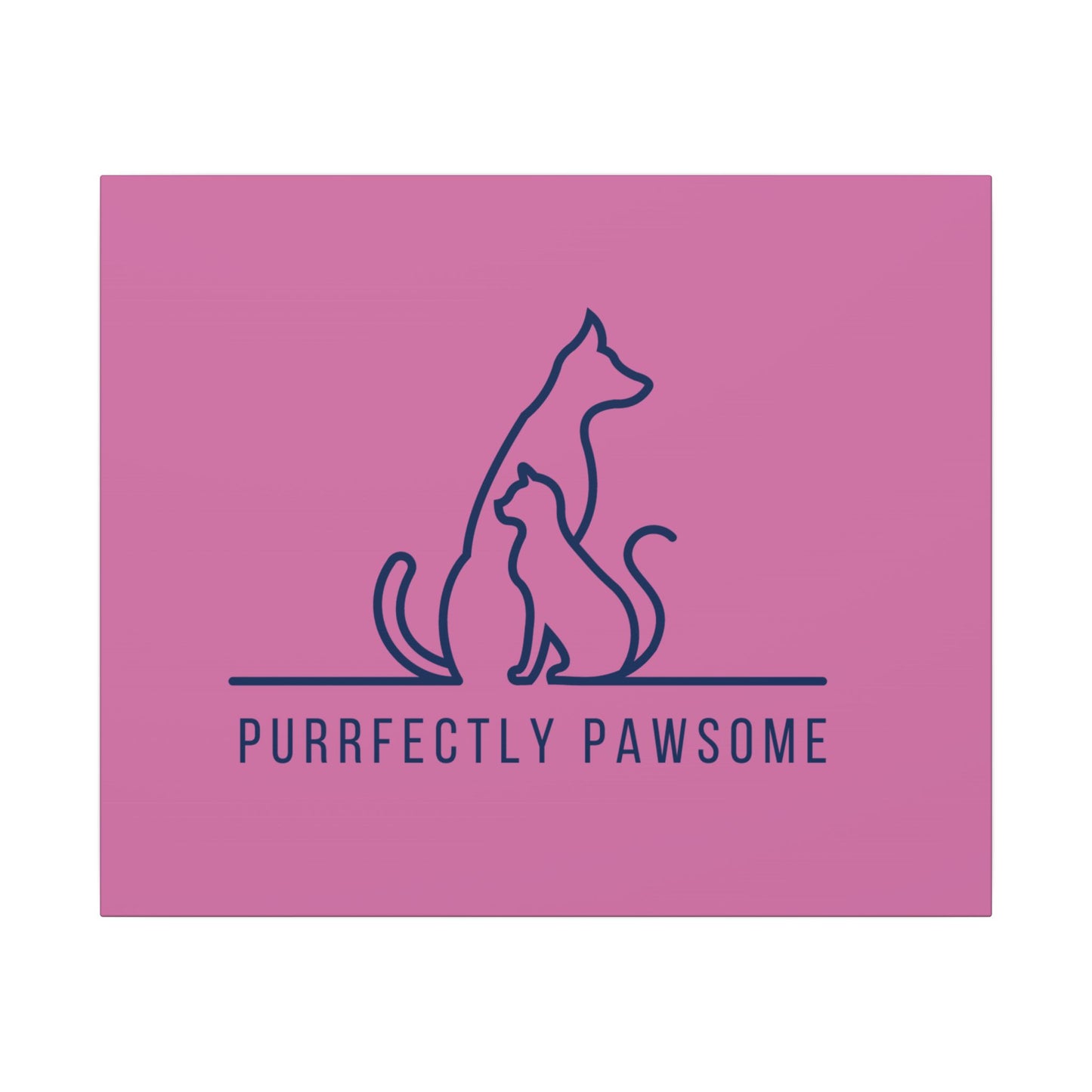 Purrfectly Pawsome. Canvas Gallery Wraps