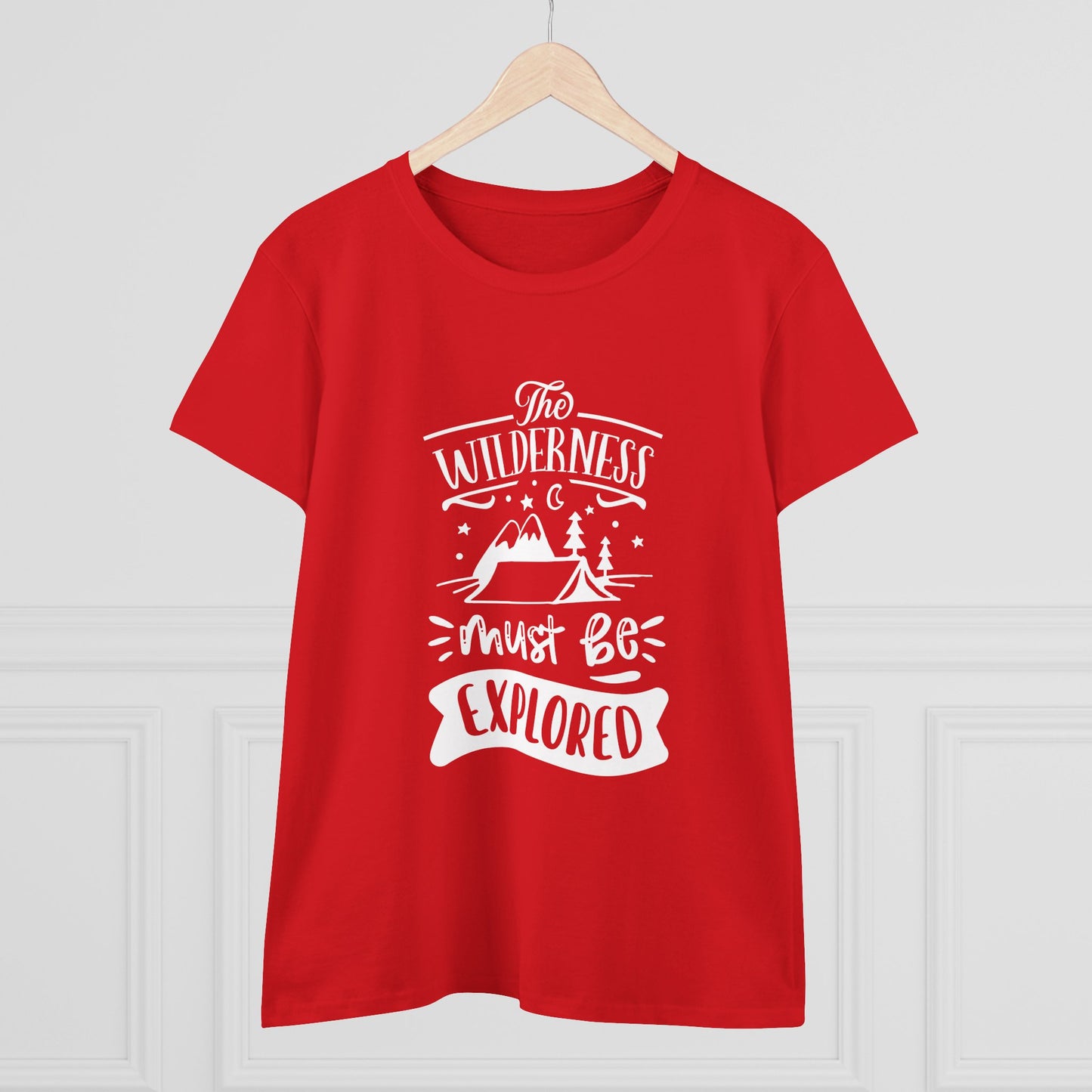 The Wilderness Must Be Explored Tee – Women’s Vintage National Park Midweight T-Shirt