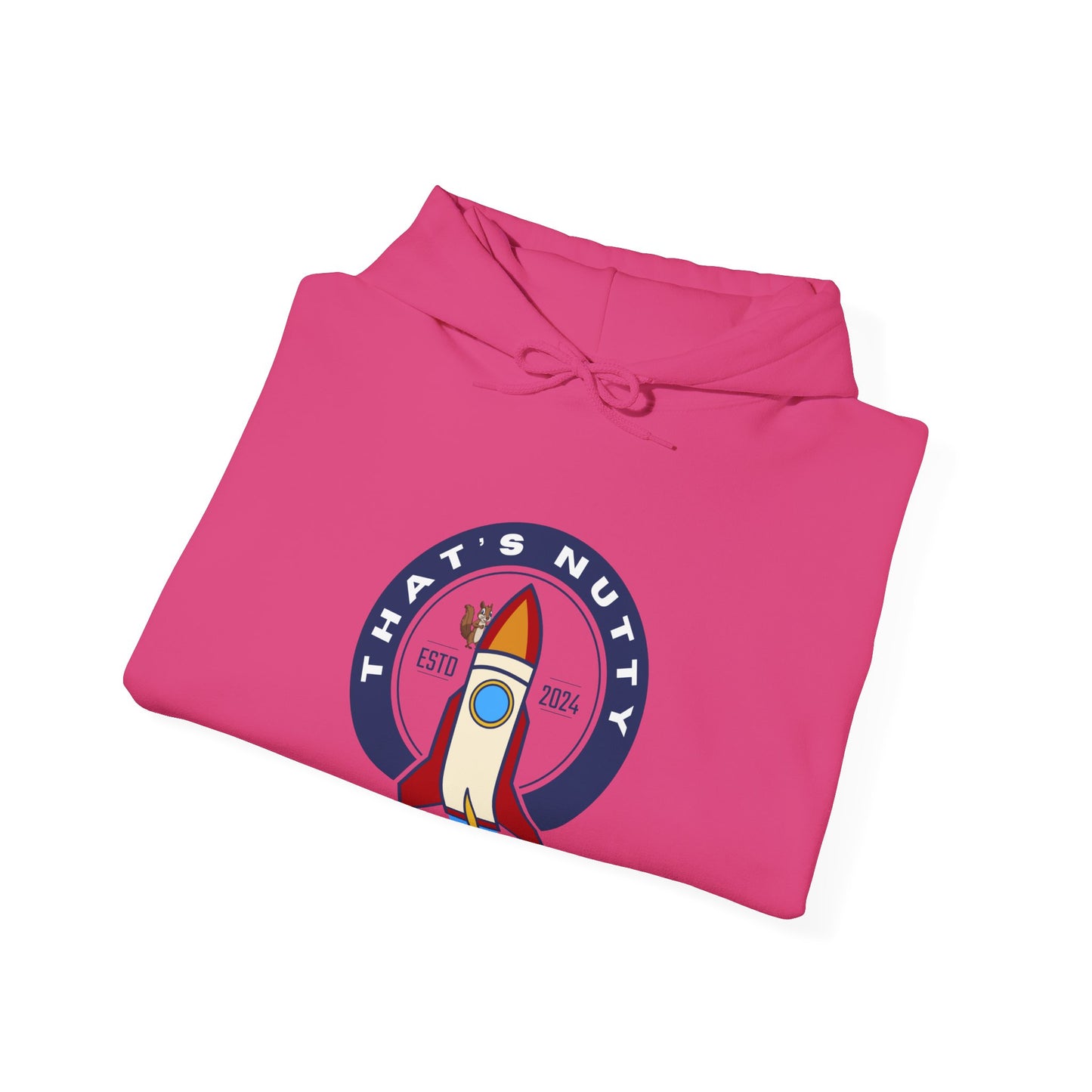 That's Nutty On A Rocket Ship Hooded Sweatshirt