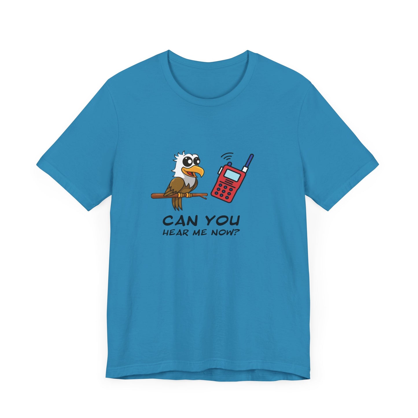 Burrowing Owl. Can You Hear Me Now? Unisex Jersey Short Sleeve Tee