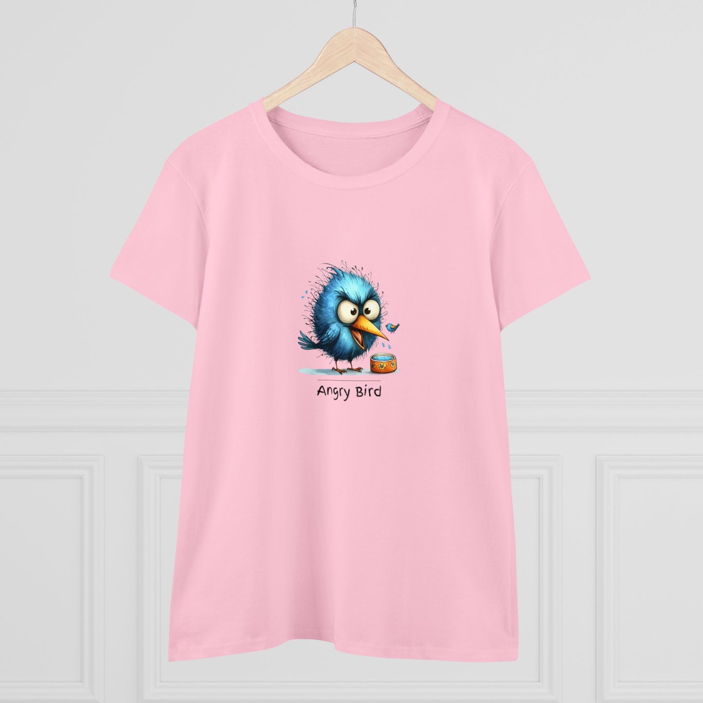 Angry bird. Women's Midweight Cotton Tee