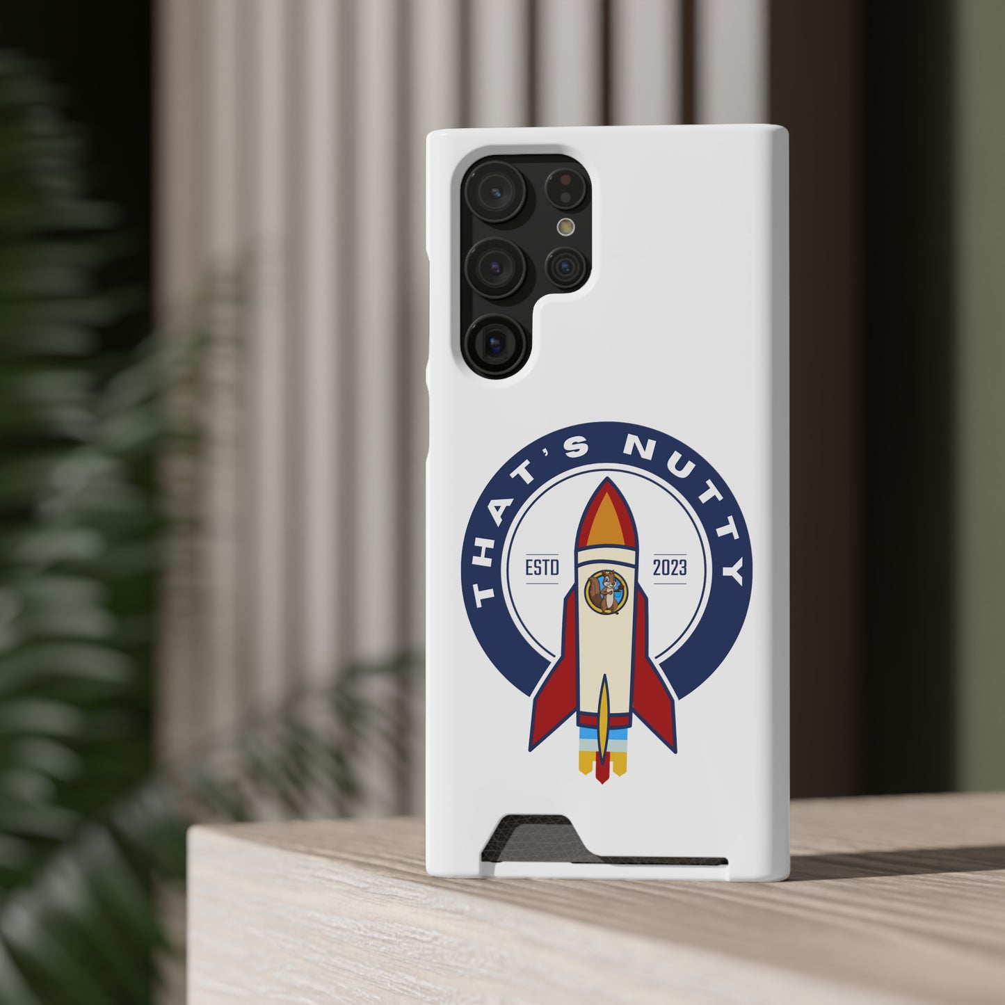 That's Nutty. Phone Case With Card Holder