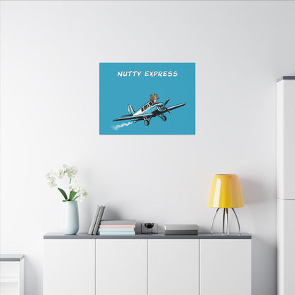Nutty's Express Delivery. Always On-Time. Canvas Gallery Wraps