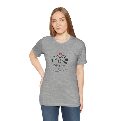 Puppy Love. Unisex Jersey Short Sleeve Tee