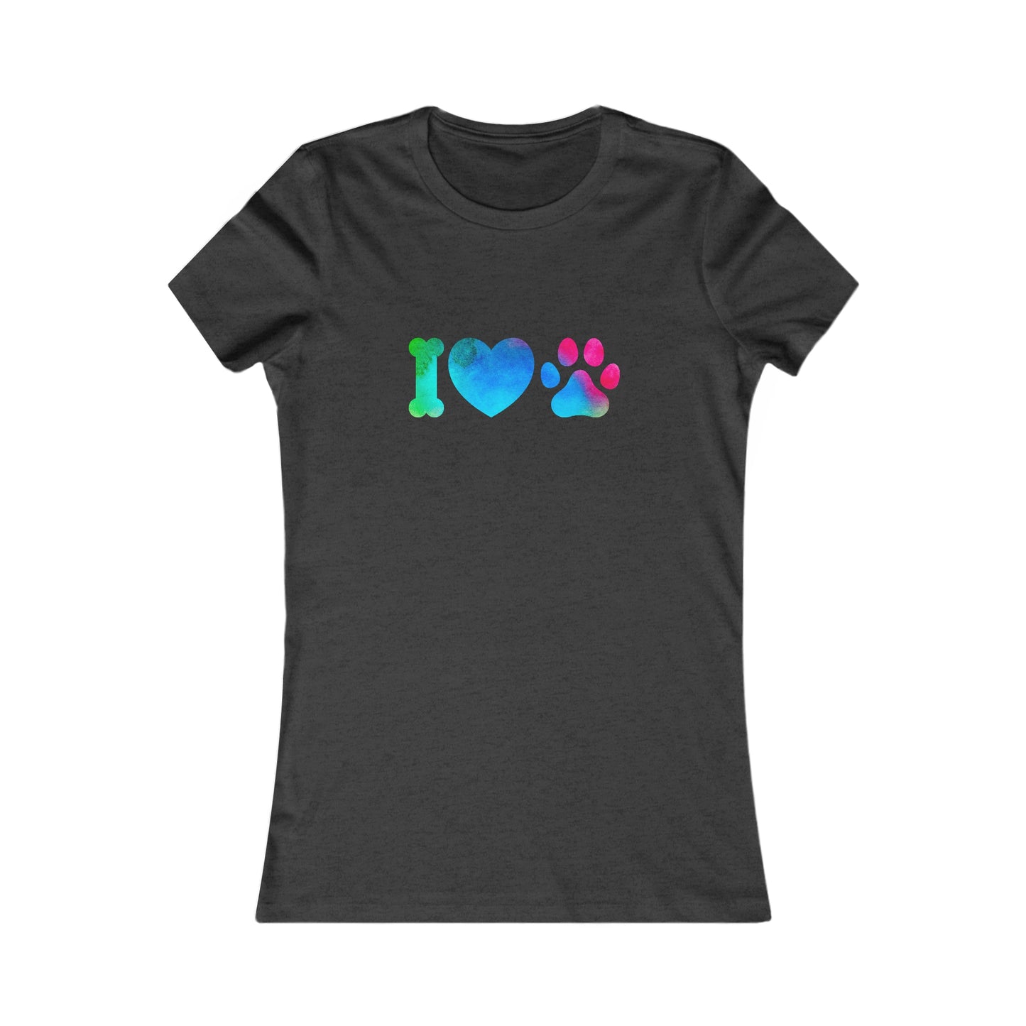 I Heart Paws. Women's Favorite Tee