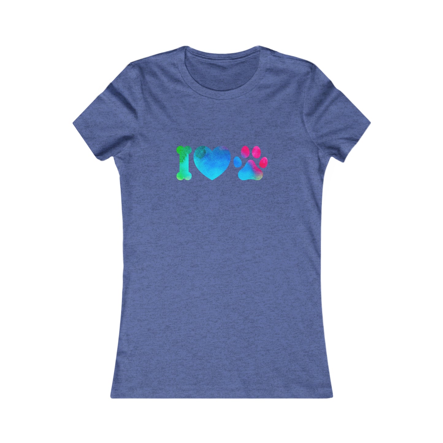 I Heart Paws. Women's Favorite Tee