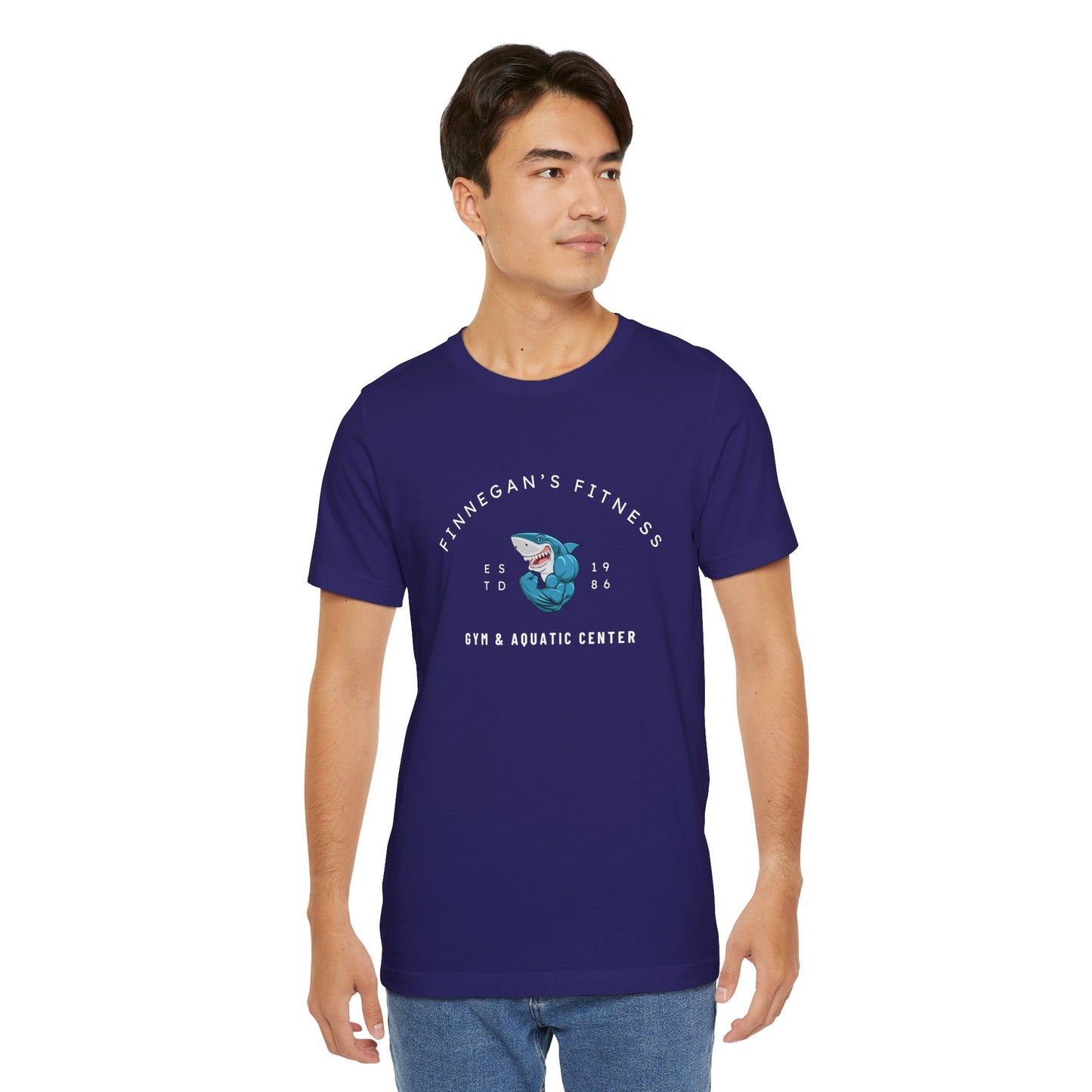 Finnegan's Fitness. Gym and Aquatic Center.  Unisex Jersey Short Sleeve Tee
