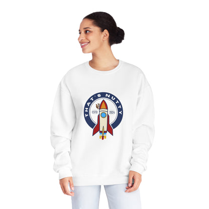 That's Nutty On A Rocket Ship..  Unisex NuBlend® Crewneck Sweatshirt